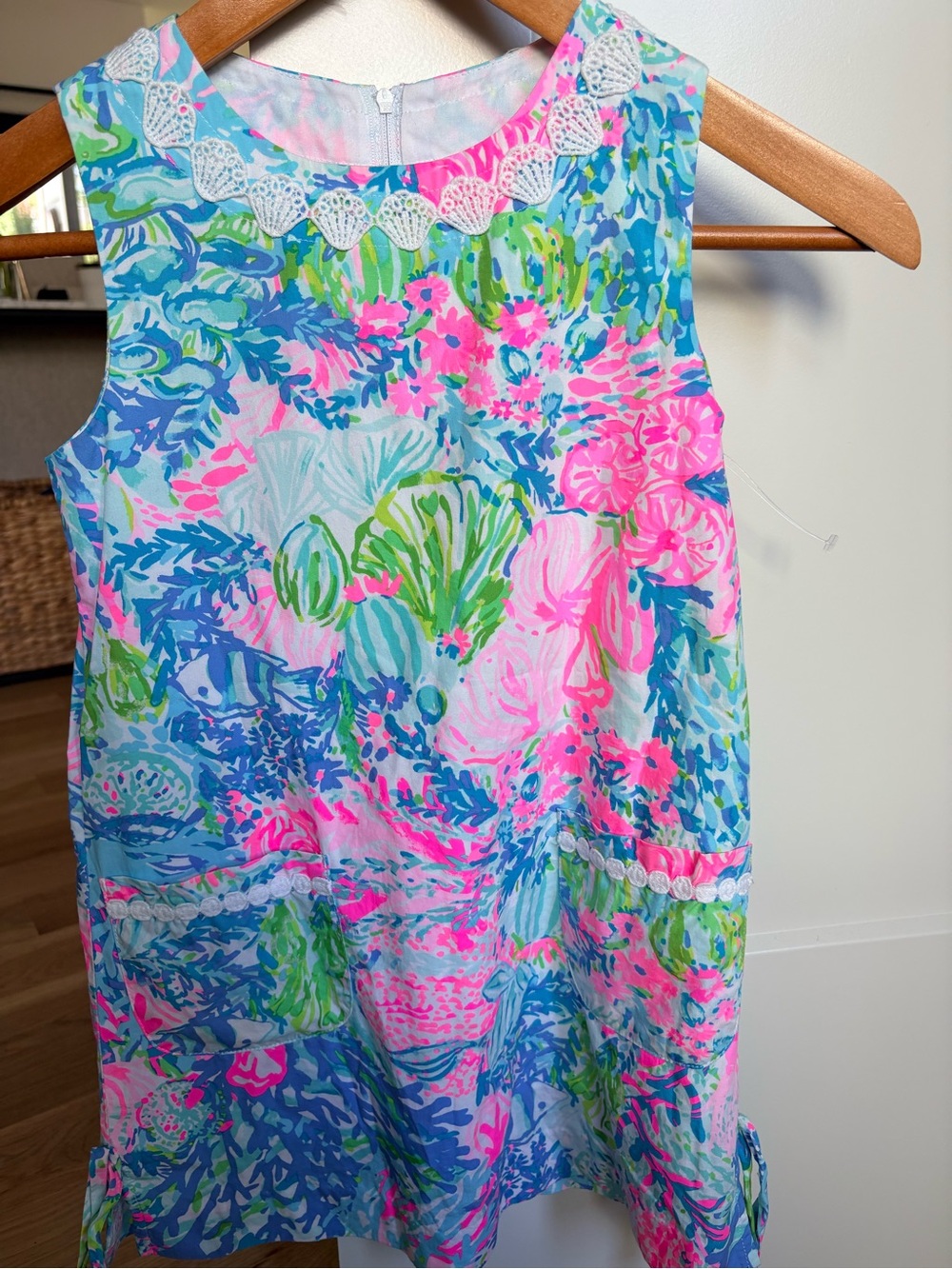 Lilly Pulitzer girls MILA mini shift dress size 7